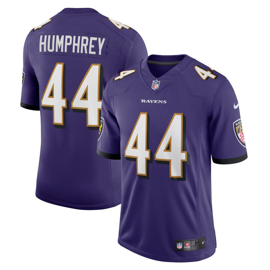 Men Baltimore Ravens #44 Marlon Humphrey Nike Purple Vapor Limited NFL Jersey->baltimore ravens->NFL Jersey